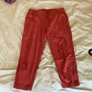 Soft Red Comfy Pants